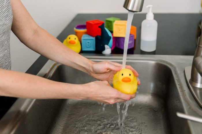 Use Warm, Soapy Water