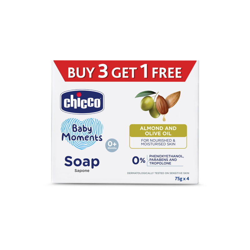 Chicco Baby Soap (75g) Buy 3 Get 1 Free