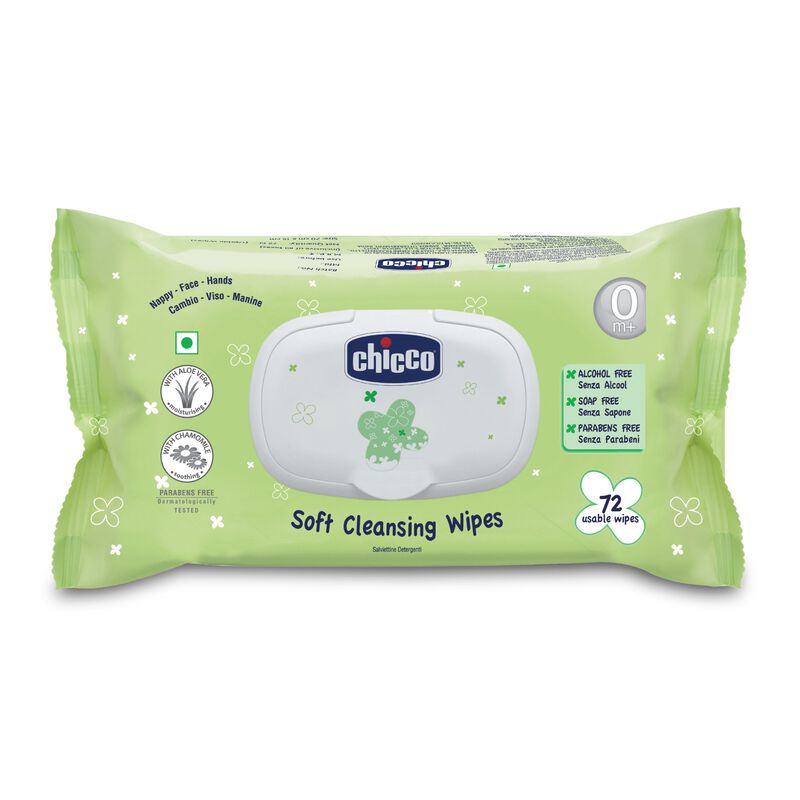 Chicco Baby Wipes 72 Pcs