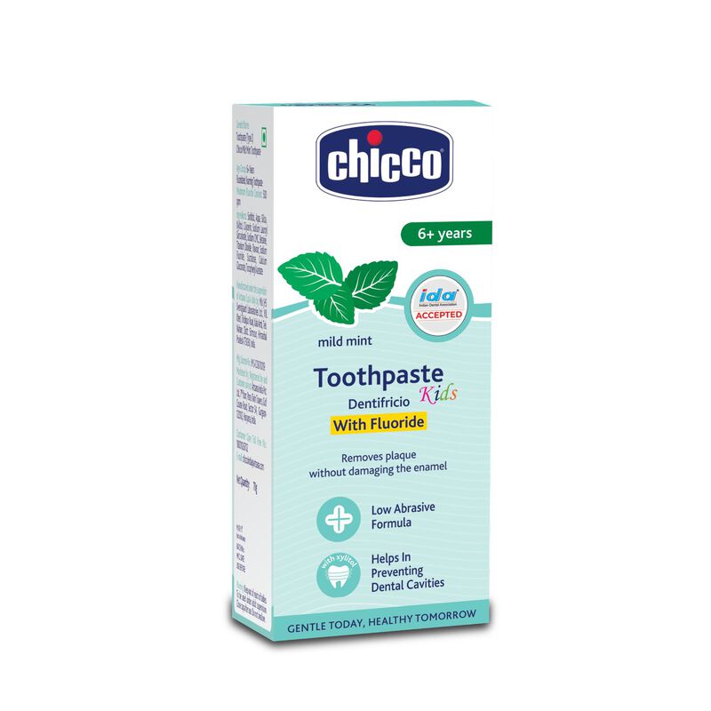 Chicco Toothpaste Mild Mint- With Fluoride (6y+) (70 Gm)